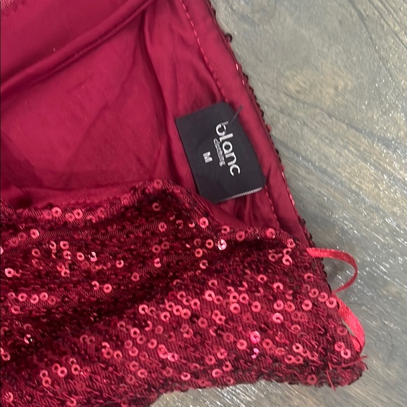 BLANC Elegant Sequin Gown - Picture 7 of 9